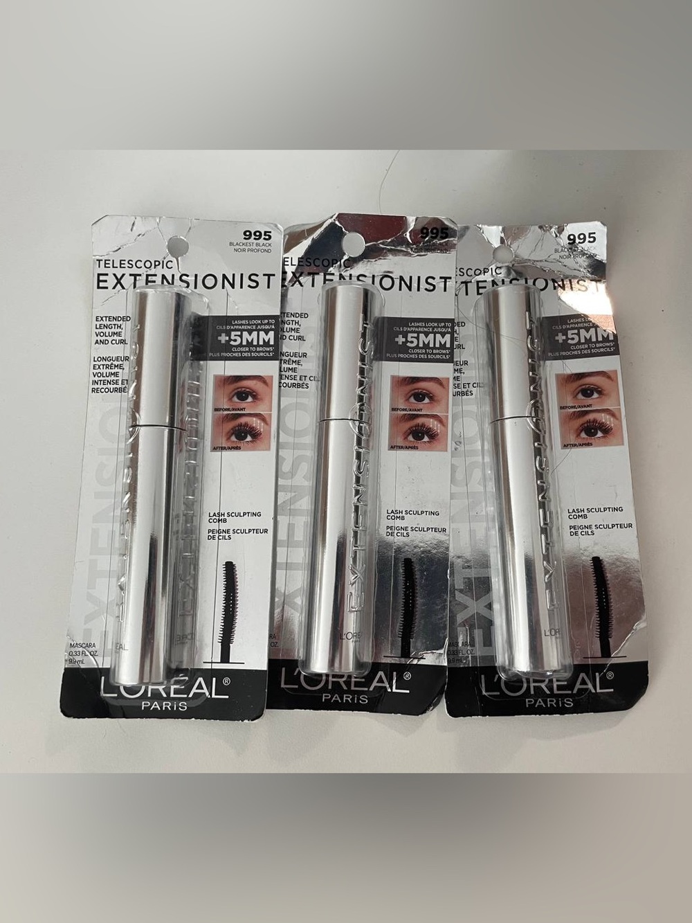 L’Oréal Paris Telescopic Lengthening Mascara – 3-Pack